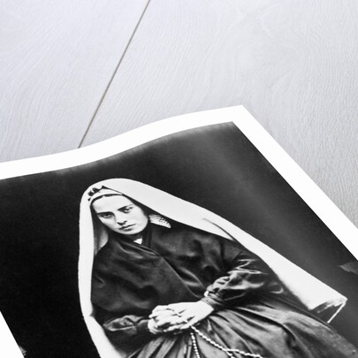 Portrait of Saint Bernadette of Lourdes by Anonymous