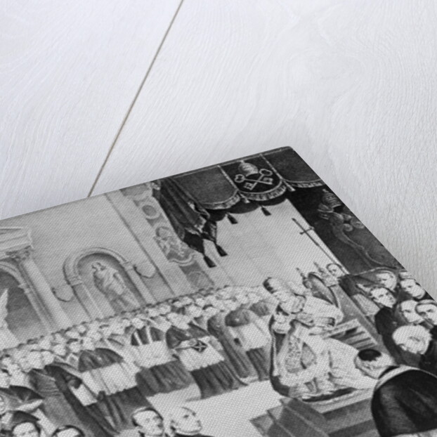 Pope Pius IX with Colleagues by Anonymous