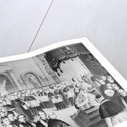 Pope Pius IX with Colleagues by Anonymous