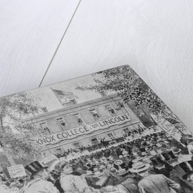 Crowd Attending Lincoln-Douglas Debates by Anonymous