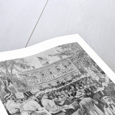 Crowd Attending Lincoln-Douglas Debates by Anonymous