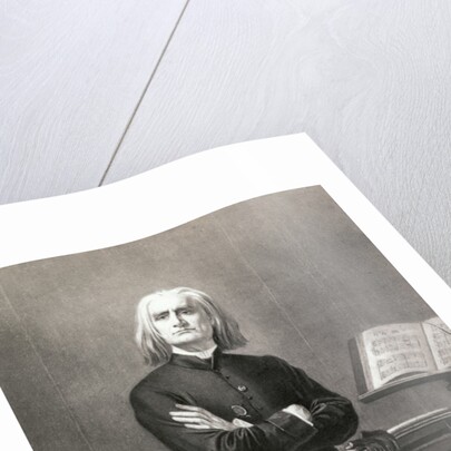 Composer Franz Liszt with Arms Folded by Anonymous