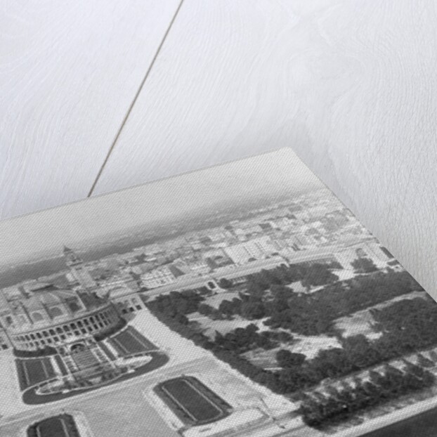 Early View from Eiffel Tower Towards Trocadero by Anonymous