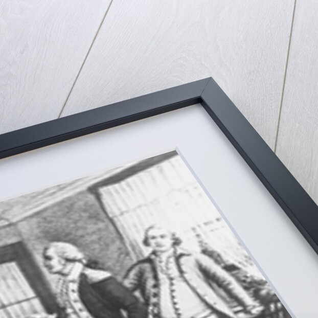 George Washington Viewing Flag by Anonymous