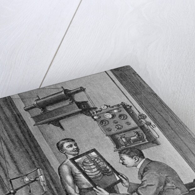 Doctor Taking X-Ray by Anonymous