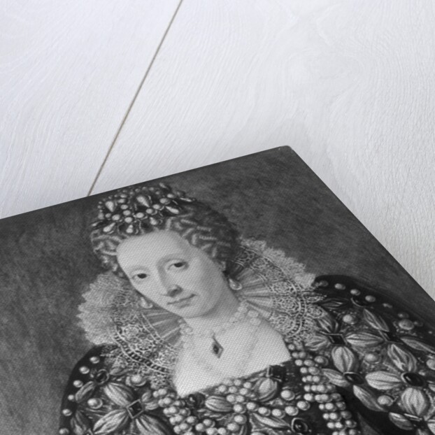 Decorative Painting of Queen Elizabeth I by Anonymous