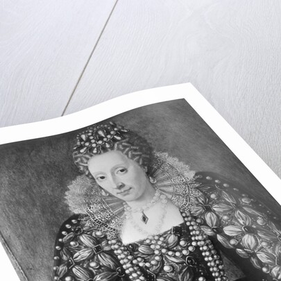 Decorative Painting of Queen Elizabeth I by Anonymous