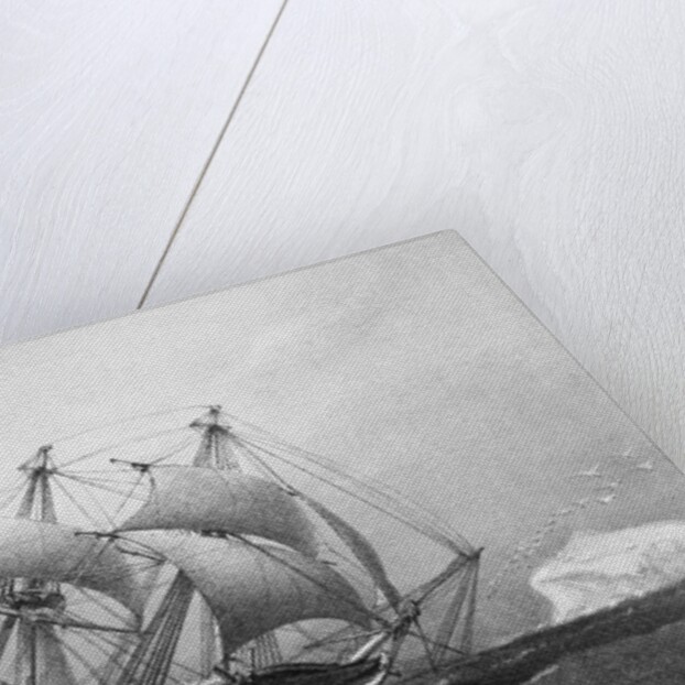 Illustration of H.M.S. Challenger by Anonymous