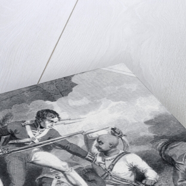 Drawing Depicting The Death of Tippoo Sahib by Anonymous