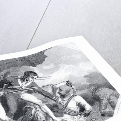 Drawing Depicting The Death of Tippoo Sahib by Anonymous