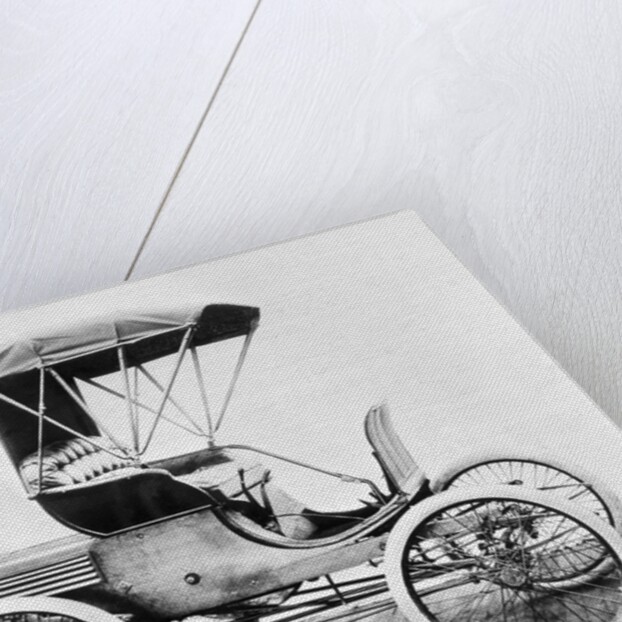 Display of an Early Winston Automobile by Anonymous