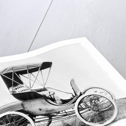 Display of an Early Winston Automobile by Anonymous