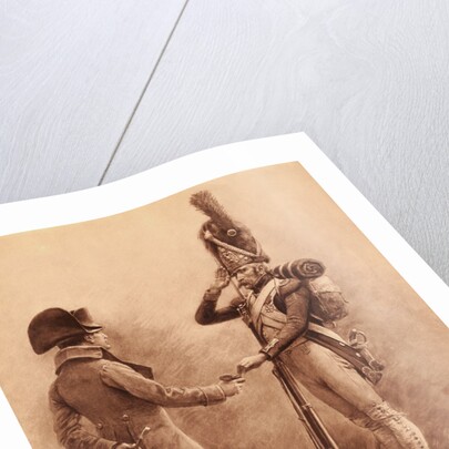 Soldier Saluting Napoleon by Anonymous