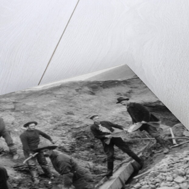 Men Searching for Gold on Mountain by Anonymous