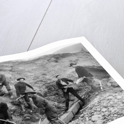 Men Searching for Gold on Mountain by Anonymous