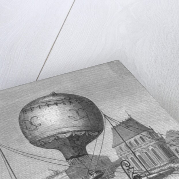 Drawing of Balloon Transport from Versailles by Anonymous