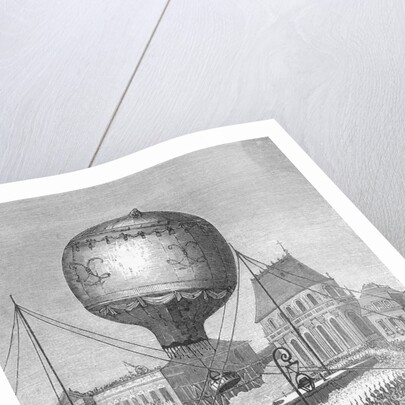 Drawing of Balloon Transport from Versailles by Anonymous