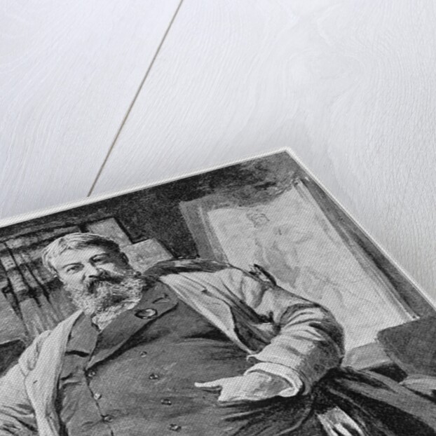 H. H. Richardson Sitting in Chair by Anonymous