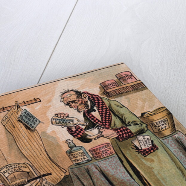 Cartoon of a Hypochondriac by Anonymous