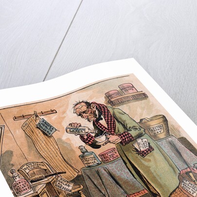 Cartoon of a Hypochondriac by Anonymous