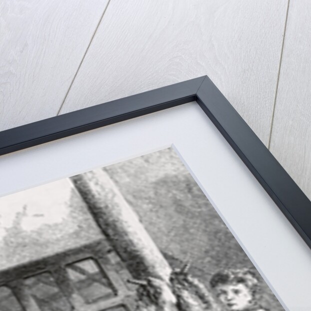 Drawing of Young Child and Women Laborers in Twine Factory by Anonymous