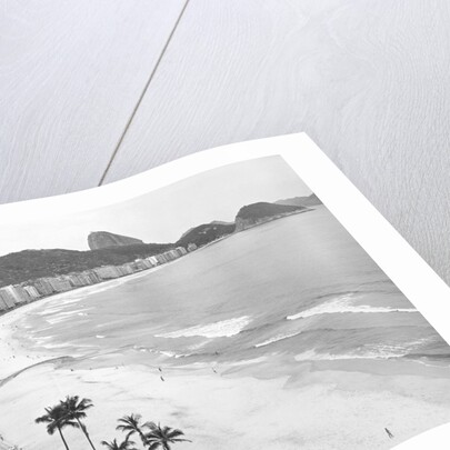Copacabana Beach with Sugarloaf Mountain by Anonymous