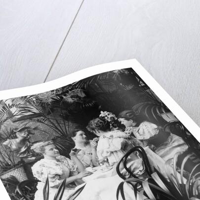 Victorian Ladies at Tea Luncheon by Anonymous