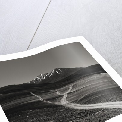 Dirt Road Leading to Mountains by Anonymous
