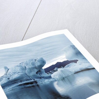 Icebergs Reflected in Water by Anonymous