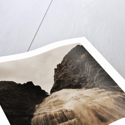 Waterfall Rushing Over a Cliff by Anonymous