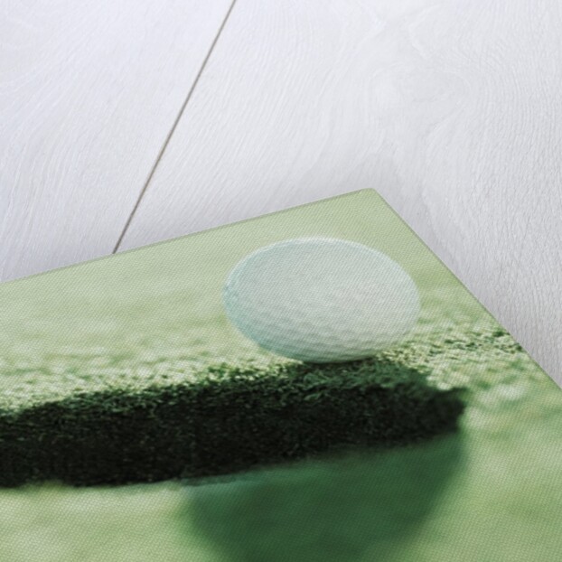 Golf Ball on the Edge of the Hole by Anonymous