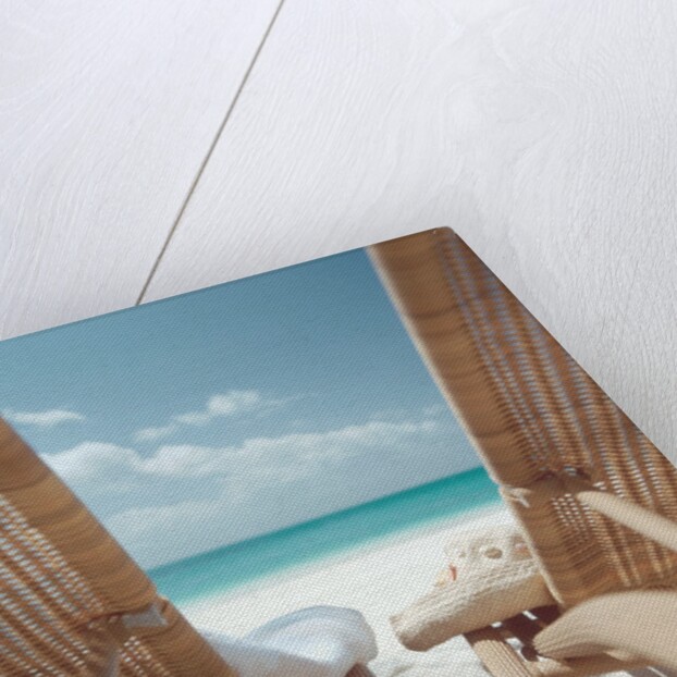 Beach Chairs on a Beach by Anonymous