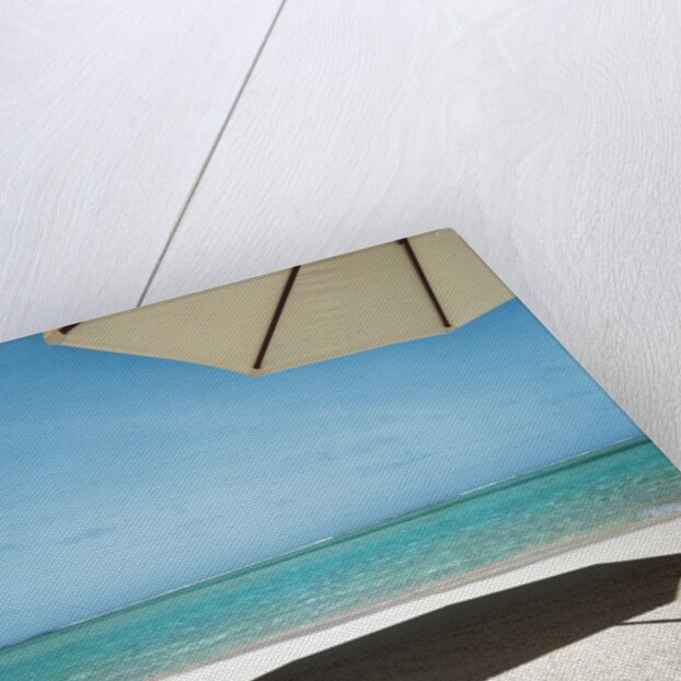Shadow of Umbrella on the Beach by Anonymous