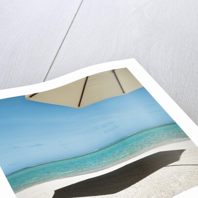 Shadow of Umbrella on the Beach by Anonymous