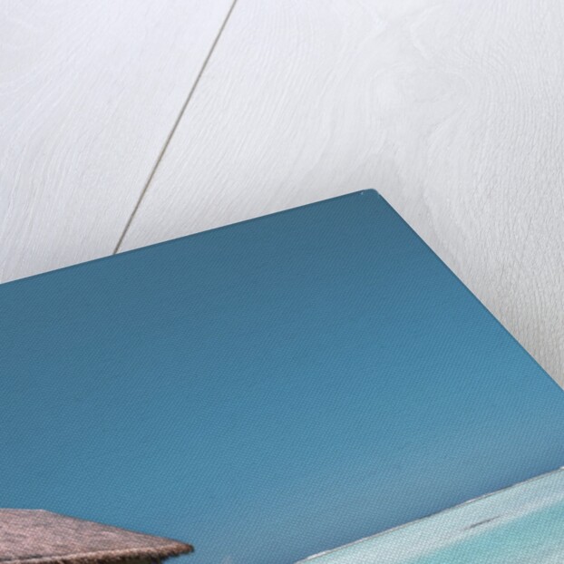 Beach Hut Over Shallow Water by Anonymous