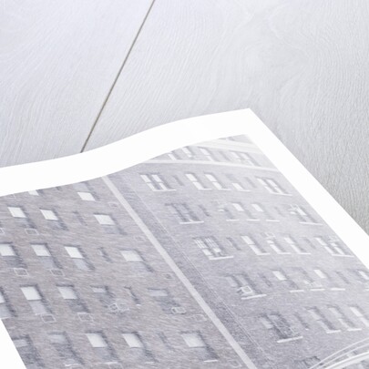 Urban Snow Scene by Anonymous