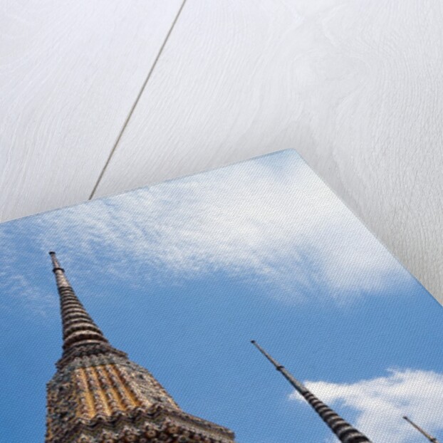 Temple Spires Bangkok Thailand by Anonymous