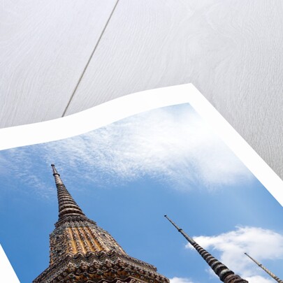Temple Spires Bangkok Thailand by Anonymous