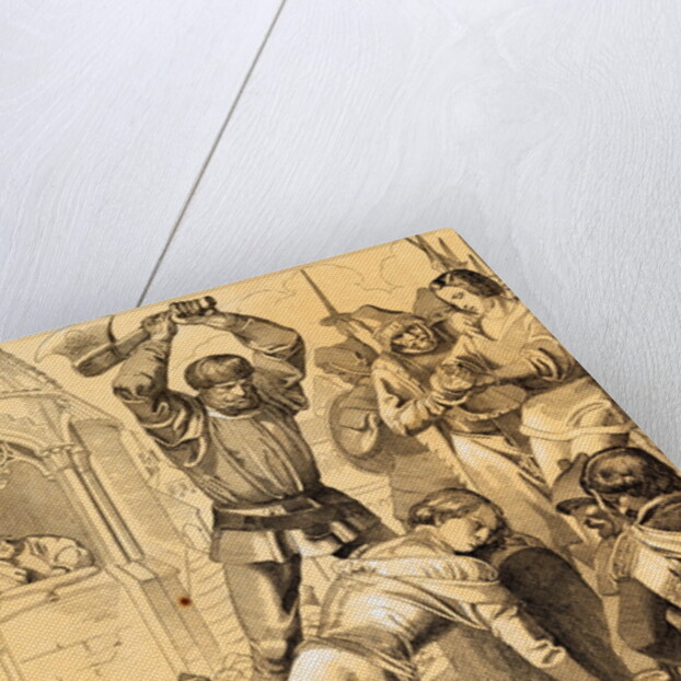 Illustration of the Execution of Conradin of Swabia and Frederick of Baden by Anonymous