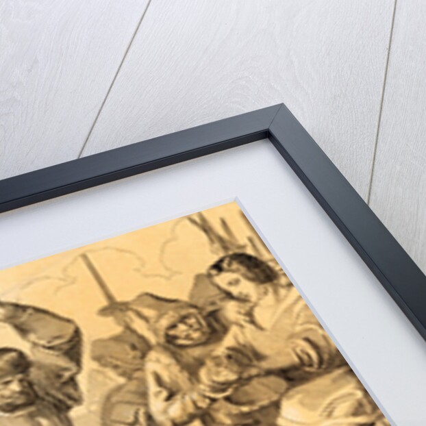 Illustration of the Execution of Conradin of Swabia and Frederick of Baden by Anonymous