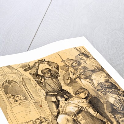 Illustration of the Execution of Conradin of Swabia and Frederick of Baden by Anonymous