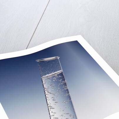 Bubbling Liquid in Test Tube by Anonymous