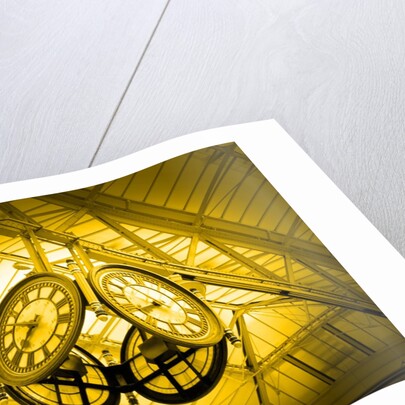 Clocks Hanging from Ceiling by Anonymous