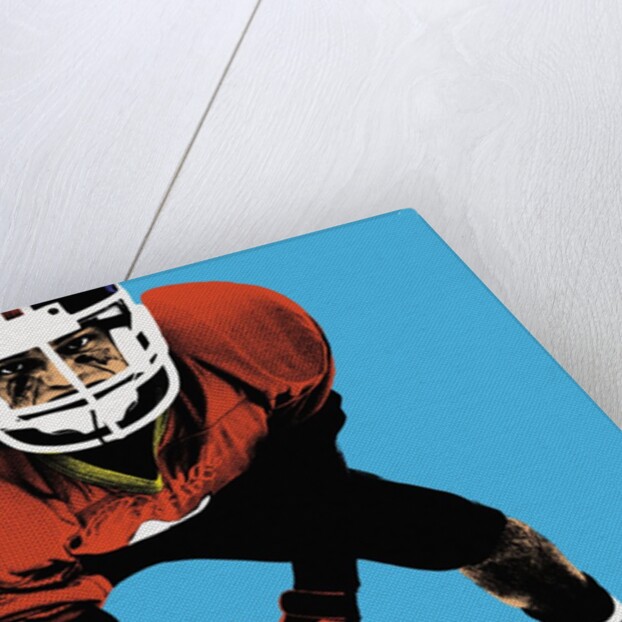 Football player by Anonymous