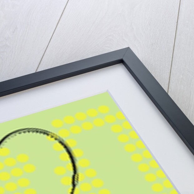 Tennis action by Anonymous