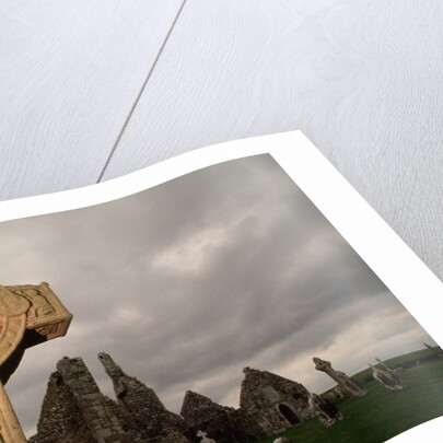 Stone Cross at Monastic Center by Anonymous