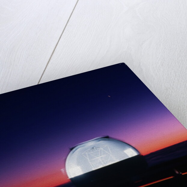 Keck Telescope at Sunset by Anonymous