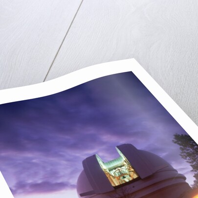 Hale Telescope Inside Its Dome by Anonymous