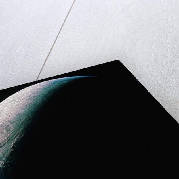 Crescent Earth from Space by Anonymous
