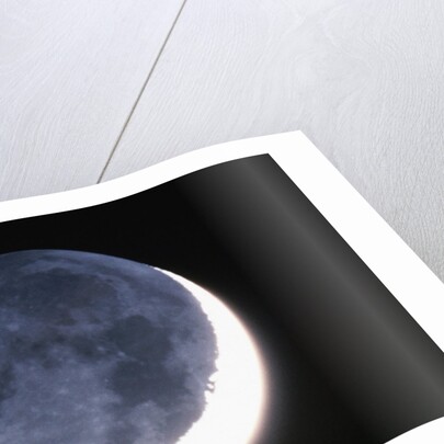 Crescent Moon with Earthshine by Anonymous